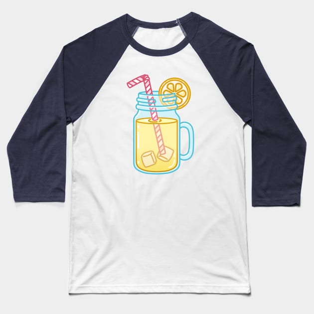 Cute Lemonade Jar Baseball T-Shirt by RosemaryRabbit